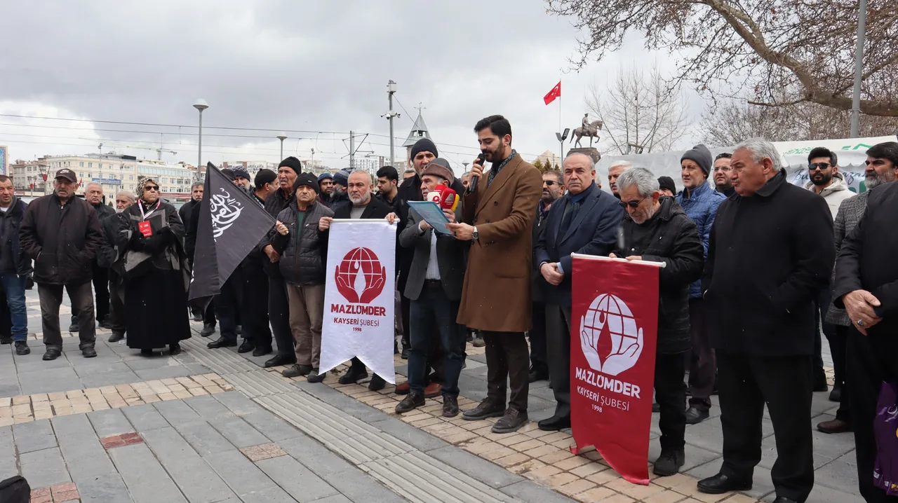 Kayseri’de MAZLUMDER’den ABD ve İsrail’e Tepki — haber görseli