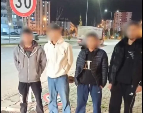 KAYSERİ’DE TRAFİK LEVHASINI KIRAN ÇOCUKLAR YAKALANDI — haber görseli