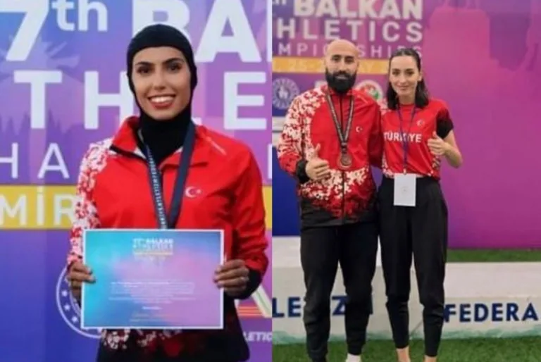 Balkan Atletizm Şampiyonasında  Burcu Subatan Birinci, Turgay Bayram 3. Oldu — haber görseli