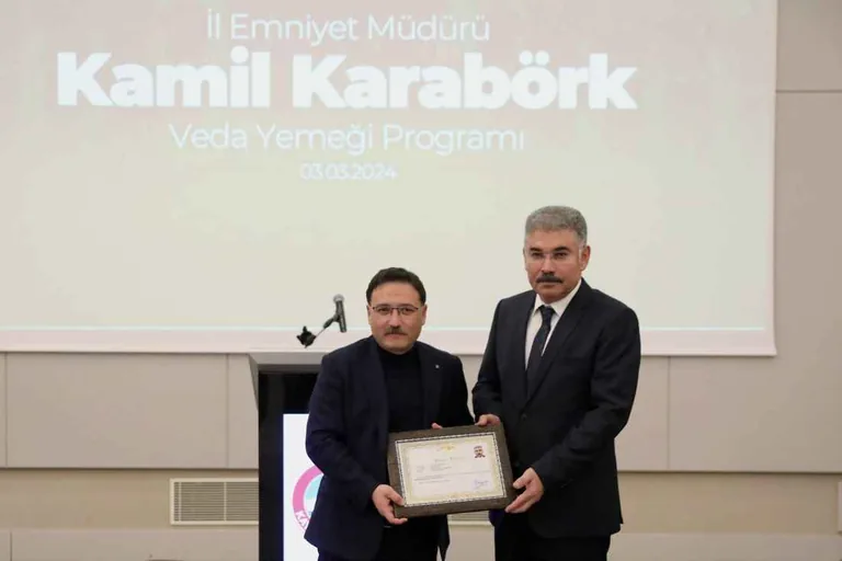 İl Emniyet Müdürü Kamil Karabörk Kayseri'ye Veda Etti — haber görseli