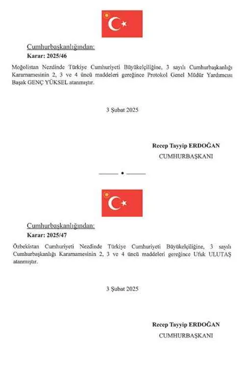 Atama kararları Resmi Gazete'de!  — haber görseli