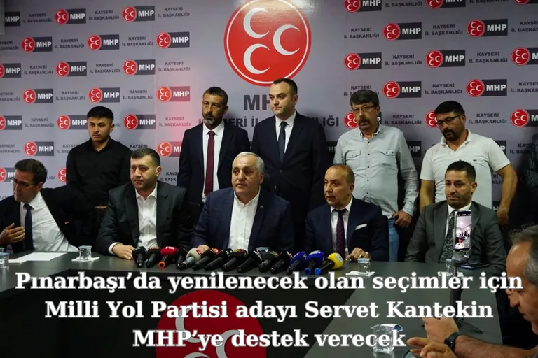 Pınarbaşı’da yenilenecek olan seçimler için MYP’li aday MHP’ye destek verecek — haber görseli