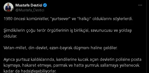 BBP Genel Başkanı Destici'den TİP lideri Erkan Baş'a sert tepki — haber görseli