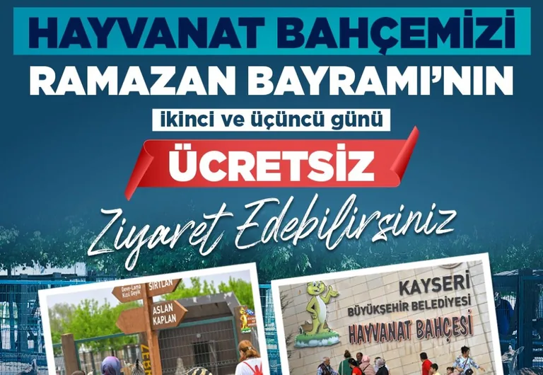 Büyükşehir’den Bayram Müjdesi! Hayvanat Bahçesi Ücretsiz Ziyarete Açılıyor — haber görseli