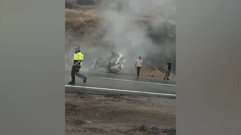 Pınarbaşı-Sarız Yolunda Feci Kaza! Otomobil Takla Attı, Yaralılar Hastaneye Kaldırıldı — haber görseli