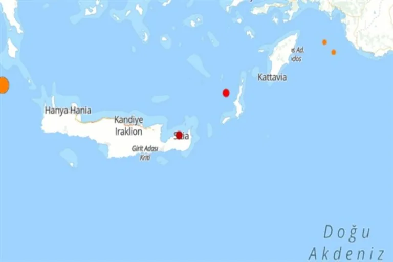 Akdeniz'de 4,4 büyüklüğünde deprem — haber görseli