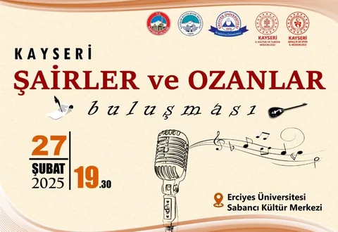 Kayseri’de Şiir ve Türkü Rüzgârı! Şairler ve Ozanlar Buluşuyor — haber görseli