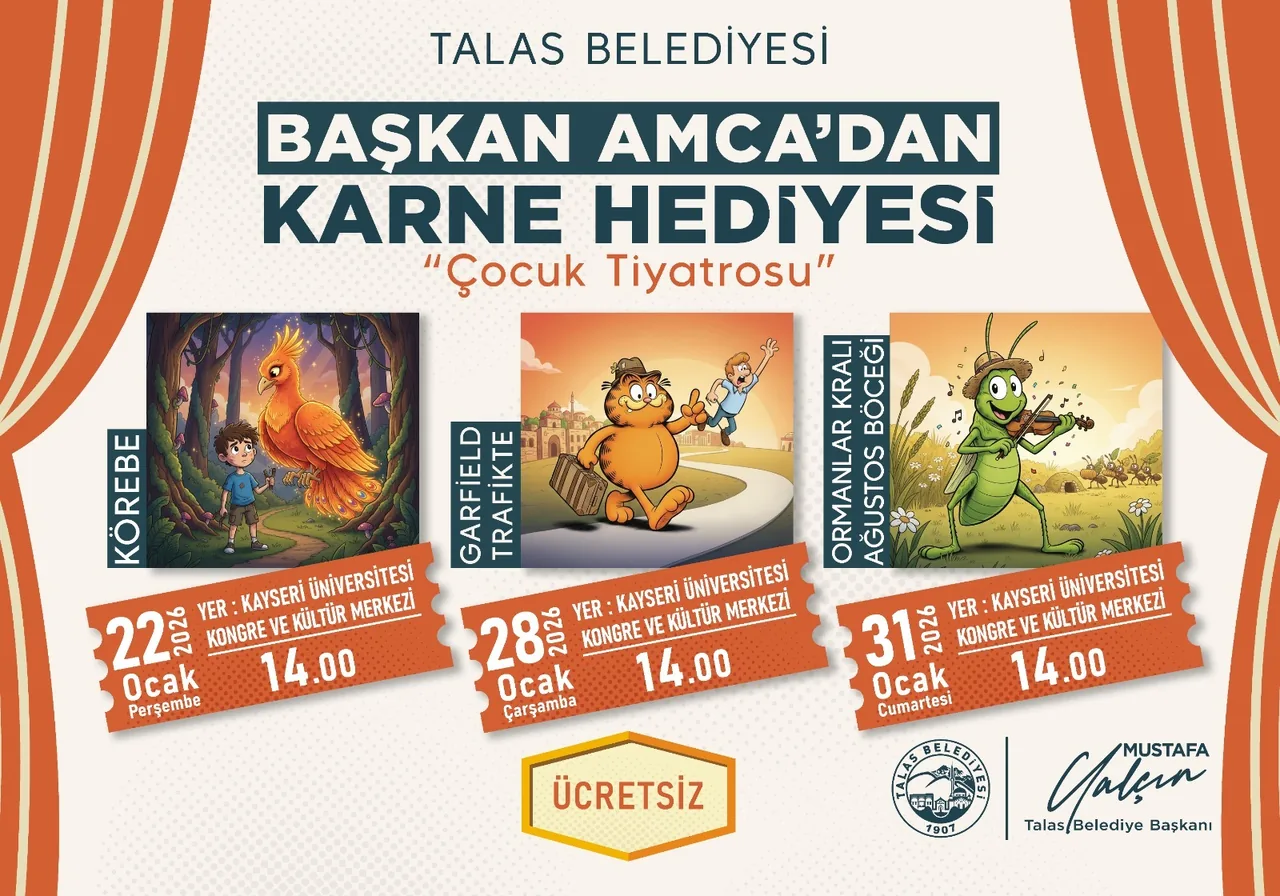 Başkan Yalçın'dan Karne Hediyesi! Miniklere Ücretsiz Tiyatro Şöleni — haber görseli