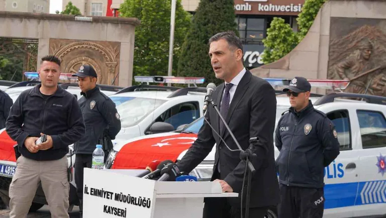 Kayseri İl Emniyet Müdürlüğüne 30 yeni araç tahsis edildi — haber görseli