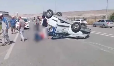 Oymaağaç Mahallesi'nde Korkunç Kaza! Çarpışan 2 Araç Takla Attı: 2 Yaralı — haber görseli