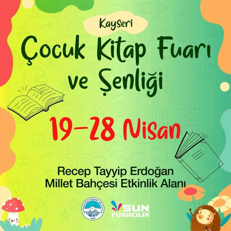 ÇOCUK KİTAP FUARI VE ŞENLİĞİ CUMA GÜNÜ BAŞLIYOR — haber görseli