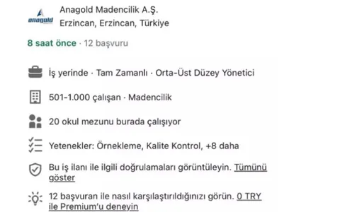Yazıklar Olsun! 9 işçi göçük altındayken maden şirketinden yeni iş ilanı — haber görseli