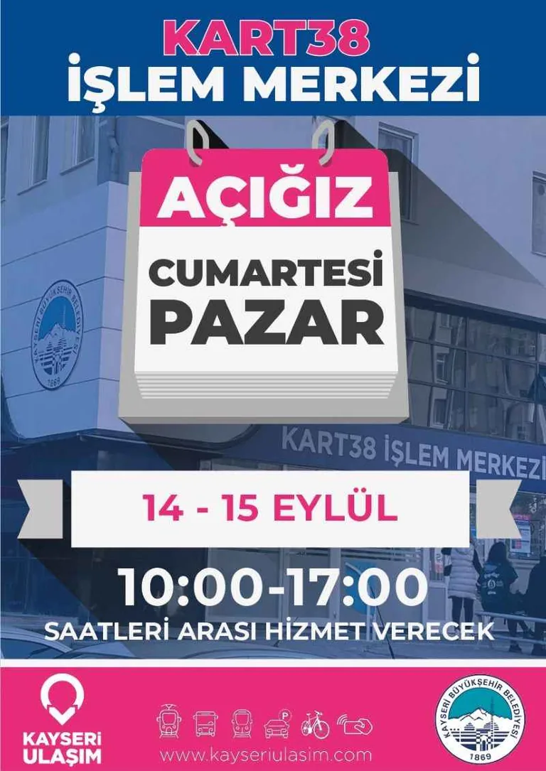 Kart38'de Hafta Sonu Mesaisi! Şubeler 14-15 Eylül’de Hizmet Verecek — haber görseli