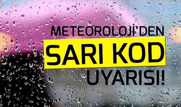 Meteoroloji Genel Müdürlüğü'nden 29 İl İçin Sarı Kod Uyarısı — haber görseli
