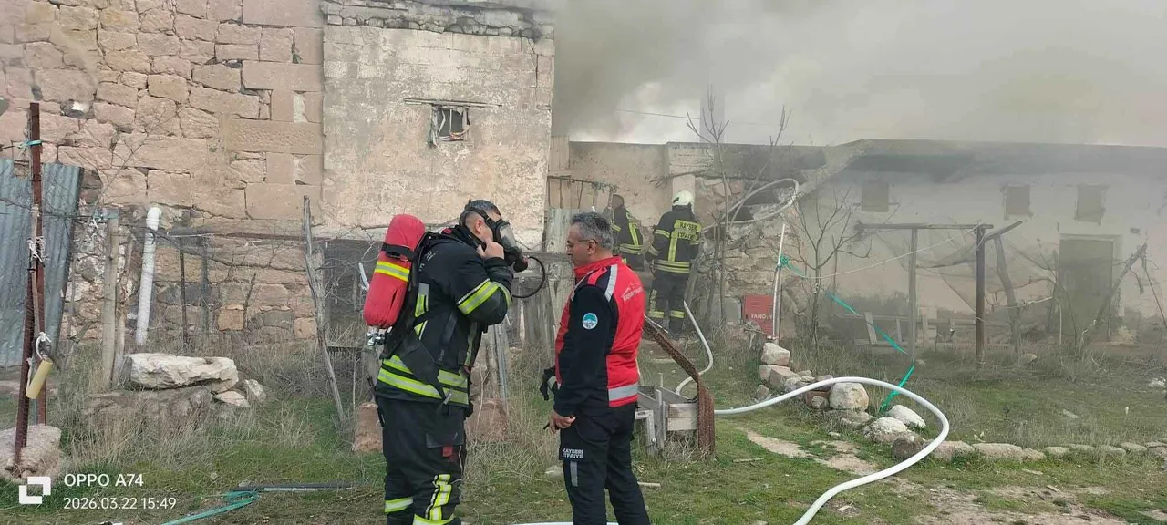 Son Dakika... Kayseri Yemliha'da Müstakil Evde Yangın Paniği — haber görseli