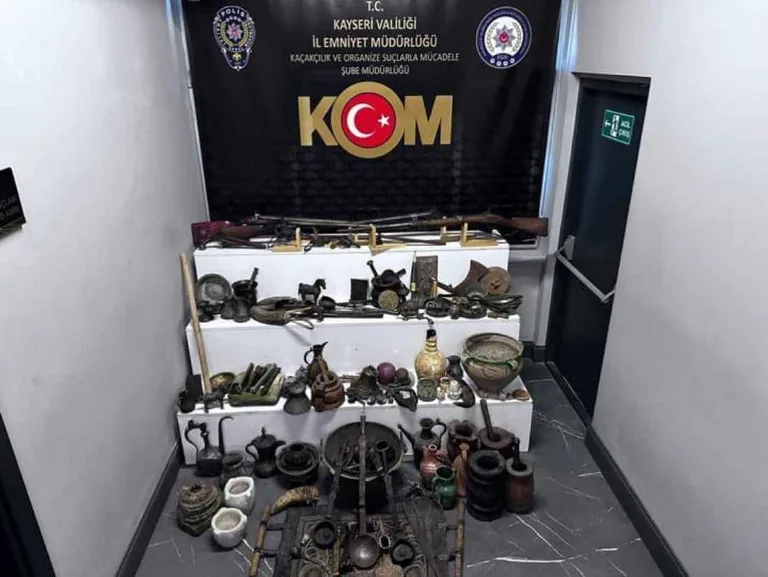 Ev Değil Sanki Müze! Kayseri'de Tarihi Eser Operasyonu — haber görseli