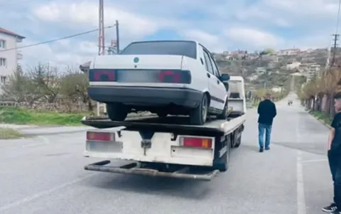 Drift atan sürücünün aracı trafikten men edildi — haber görseli
