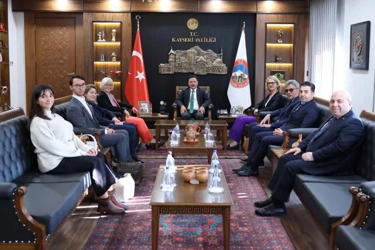 Almanya'nın Ankara Büyükelçisi Sorg'dan Vali Çiçek'e ziyaret — haber görseli