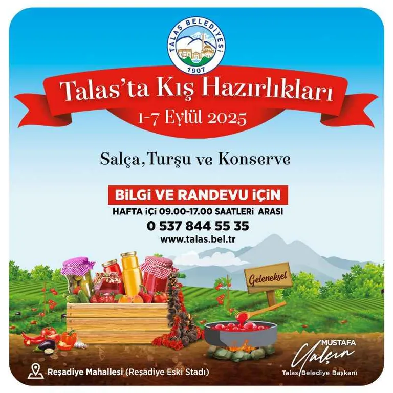 TALAS’TA KIŞA HAZIRLIK GÜNLERİ BAŞLIYOR — haber görseli