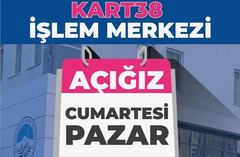 Kart38'de Hafta Sonu Mesaisi! Şubeler 14-15 Eylül’de Hizmet Verecek — haber görseli