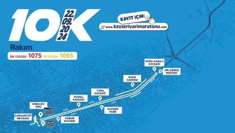 4. Uluslararası Kayseri Yarı Maratonu Kayıtları Sürüyor — haber görseli