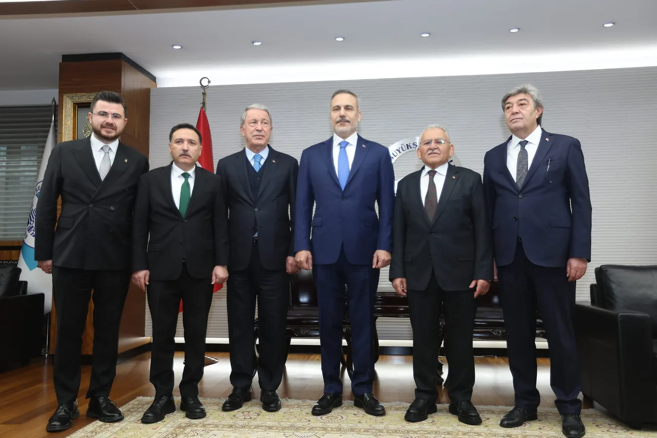 Dışişleri Bakanı Hakan Fidan. Başkan Memduh Büyükkılıç'ı Makamında Ziyaret Etti — haber görseli