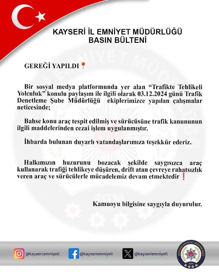 Trafik Terörüne Geçit Yok: Sosyal Medyadaki Görüntüye Anında Müdahale — haber görseli