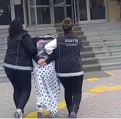 Kayseri’de 12 Yıl 10 Ay Hapis Cezası Bulunan Kadın Yakalandı — haber görseli
