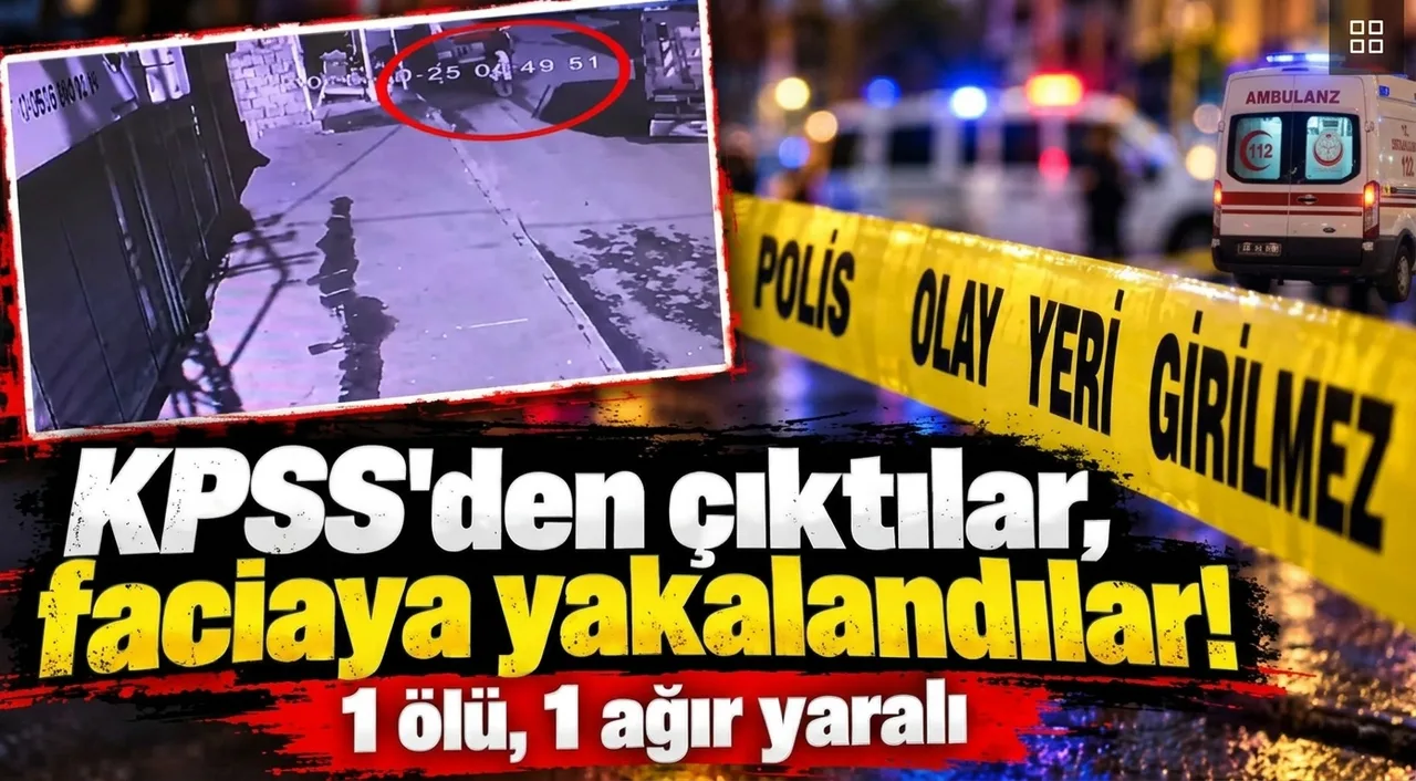 Ağrı'da KPSS'den çıkan öğrencilere beton mikseri çarptı: 1 ölü, 1 ağır yaralı — haber görseli