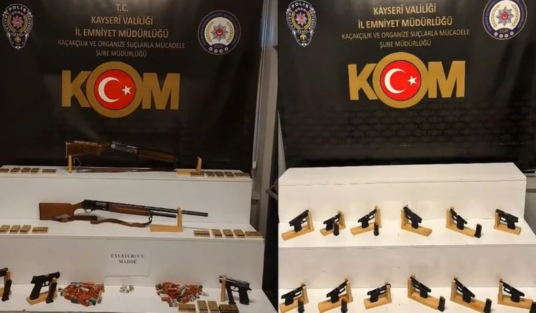 Kayseri KOM'dan Nokta Atış! 4 İlde Eş Zamanlı Silah Operasyonu: 9 Şüpheli Yakalandı — haber görseli