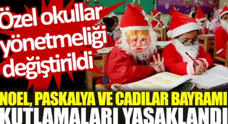 Noel, Paskalya ve Cadılar Bayramı kutlamaları yasaklandı — haber görseli