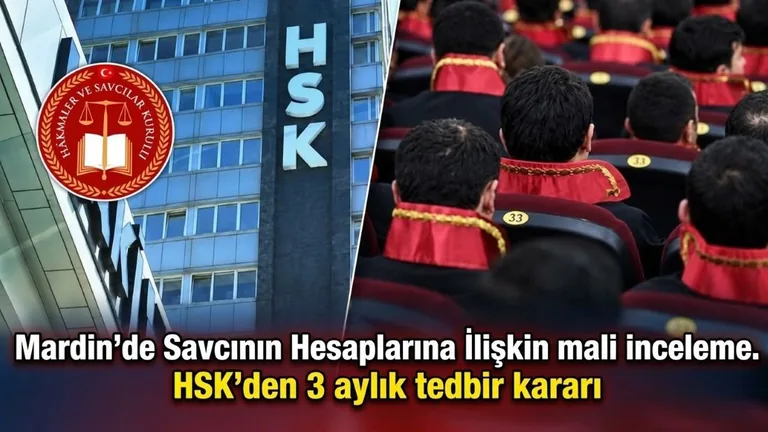 MASAK Raporu Sonrası HSK Harekete Geçti! Mardin’deki Savcının Hesaplarında 640 Milyon TL’lik Trafik — haber görseli