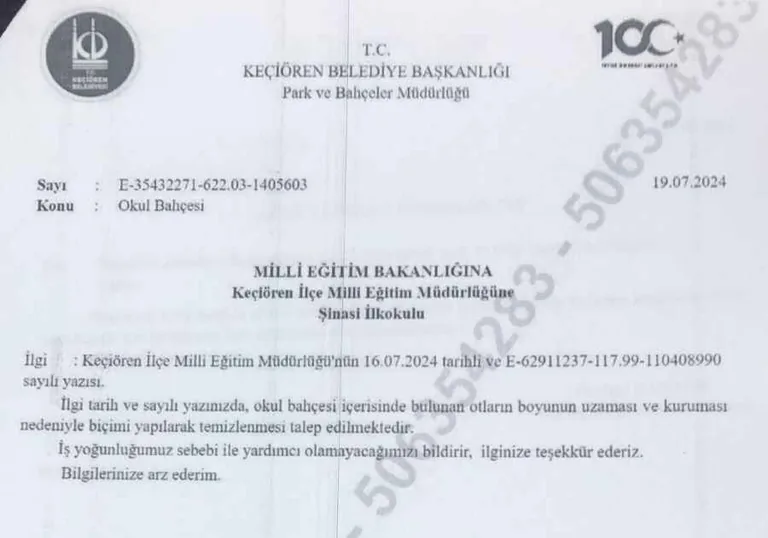 Ankara'da CHP'li Belediyelerden Milli Eğitim Okullarının Taleplerine Ret! — haber görseli
