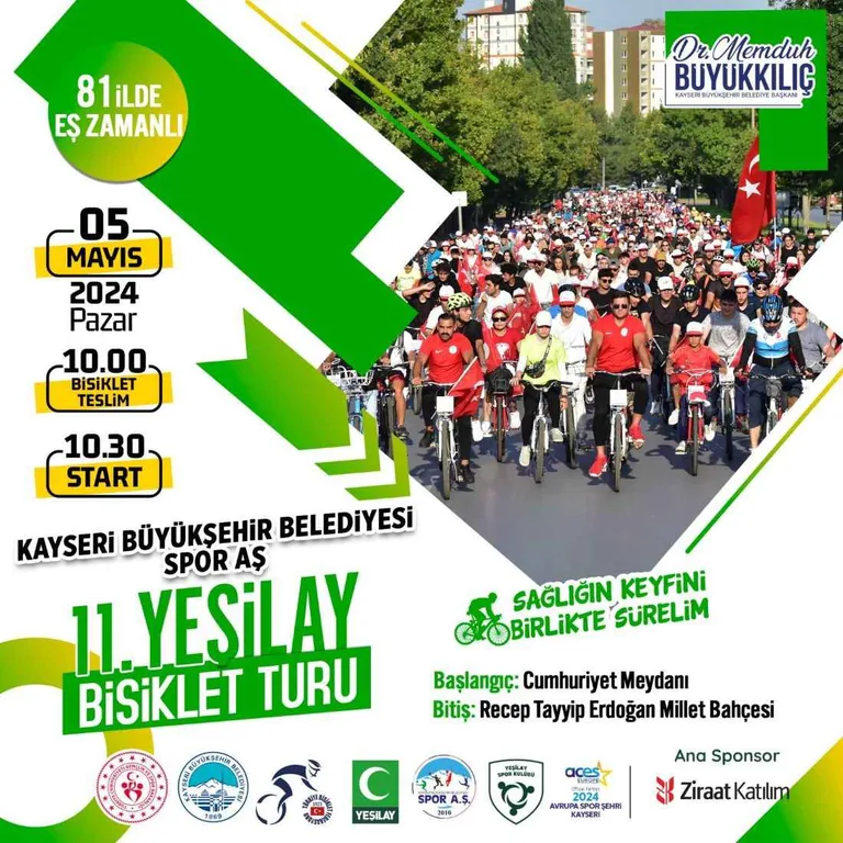Büyükşehir Spor A.Ş.'den "11. Yeşilay Bisiklet Turu" — haber görseli