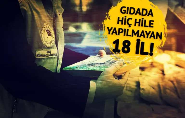 Bu şehirlerde yaşıyorsanız İçiniz rahat olsun! Liste belli oldu... GIDADA HİÇ HİLE YAPMAYAN 18 İL — haber görseli