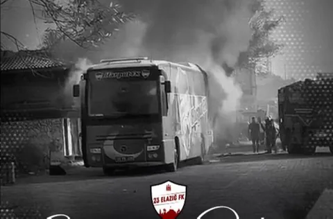Kayserili Teknik Direktörün Takımı Ölümden Döndü: 23 Elazığ FK Otobüsü Alev Aldı! — haber görseli