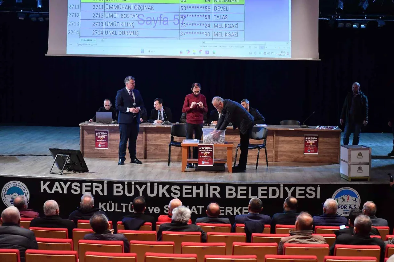 Kayseri’de Arılar Çoğalsın, Bereket Katlansın Projesinde Kura Heyecanı! 34 Milyon TL’lik Arıcılık Desteği — haber görseli