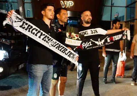 Beşiktaş kafilesi Kayseri'ye geldi — haber görseli