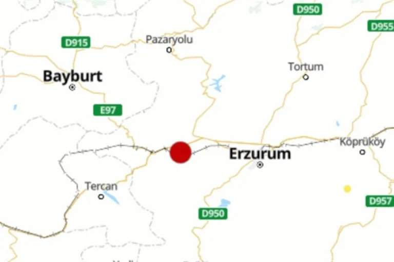 SonDakika! Erzurum'da Deprem — haber görseli