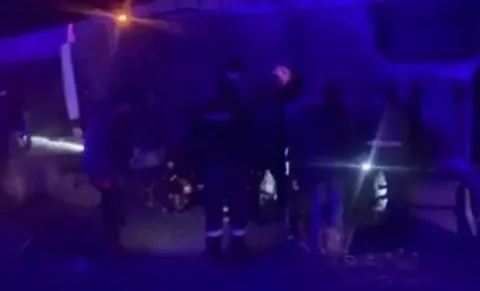 Yolcu Otobüsü Şarampole Yuvarlandı: 15 Yaralı — haber görseli