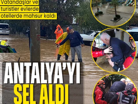 Antalya sele teslim! Yüzlerce vatandaş tahliye edildi — haber görseli
