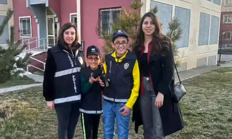 Erzincan’da epilepsi hastası 2 çocuğa polisten moral ziyareti — haber görseli