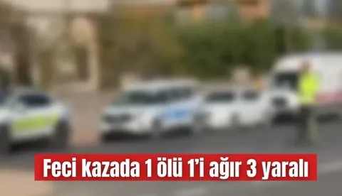 Kayseri Hisarcık Yolunda Feci Kaza: 1 Ölü, 1  Ağır 3 Yaralı — haber görseli