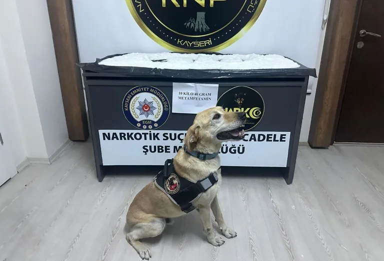 Kayseri'de Uyuşturucu Operasyonu: 10 Kilo Metamfetamin Ele Geçirildi — haber görseli