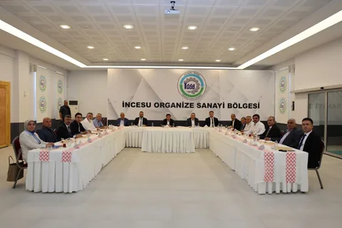 İncesu OSB Müteşebbis Heyeti, Vali Çiçek Başkanlığında Toplandı — haber görseli