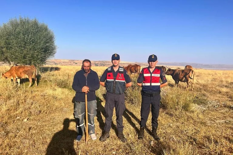 Bünyan'da Kaybolan Büyükbaş Hayvanlar Jandarma Ekiplerinin Termal Drone Desteğiyle Bulundu — haber görseli