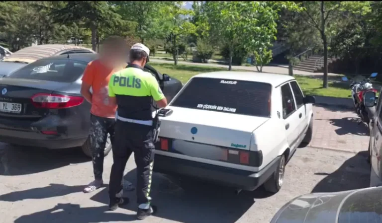 Drift atan sürücüye 32 bin 233 lira para cezası uygulandı — haber görseli
