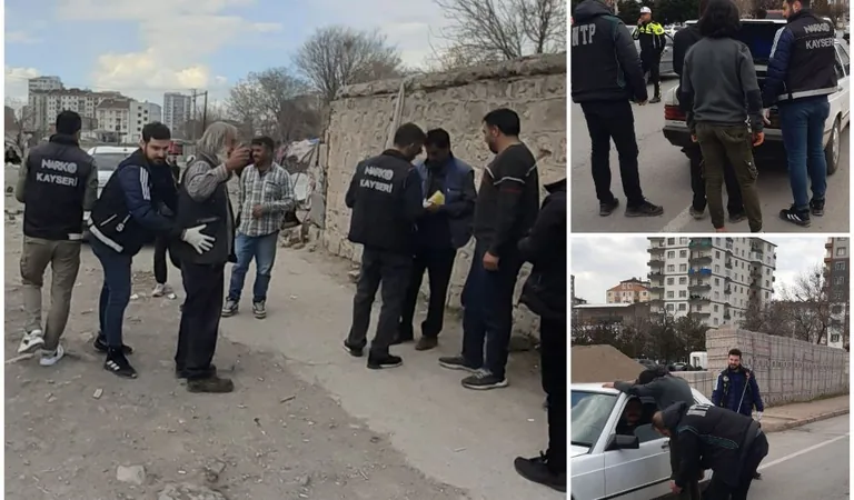 Kayseri'de Narkoalan Uygulaması!  — haber görseli