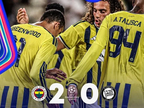 Kadıköy'de Fener Şov! Şampiyonlar Ligi'nde 2 Gollü Galibiyet — haber görseli