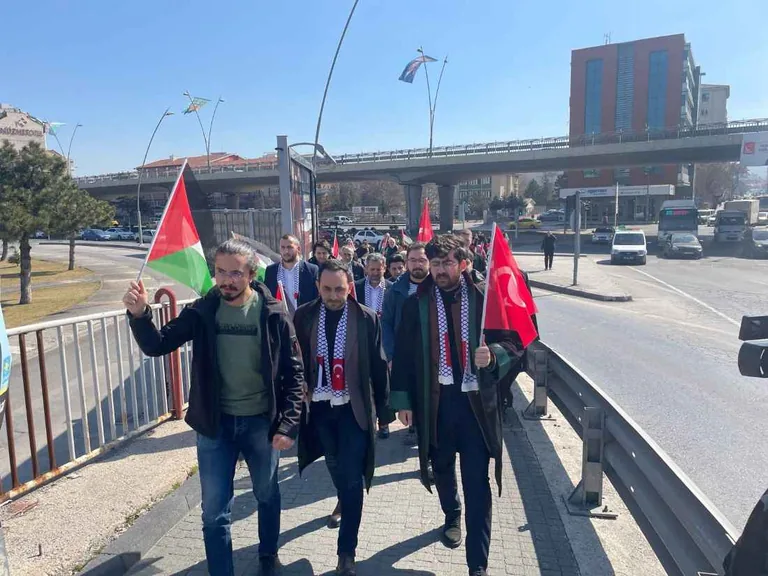 Kayserili Hukukçulardan İsrail Zulmüne Tepki Yürüyüşü — haber görseli